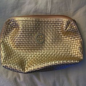 Gold make up bag